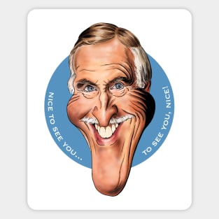 Bruce Forsyth cartoon Magnet